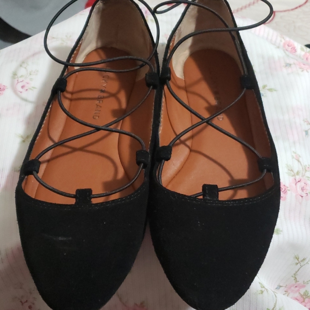 Lucky Brand black flats - Picture 1 of 7
